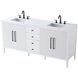 Blakely 72 X 34 inch White Bathroom Vanity Cabinet