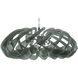 Donatella 8 Light 37.38 inch Smoke Green Glass Pendant Ceiling Light