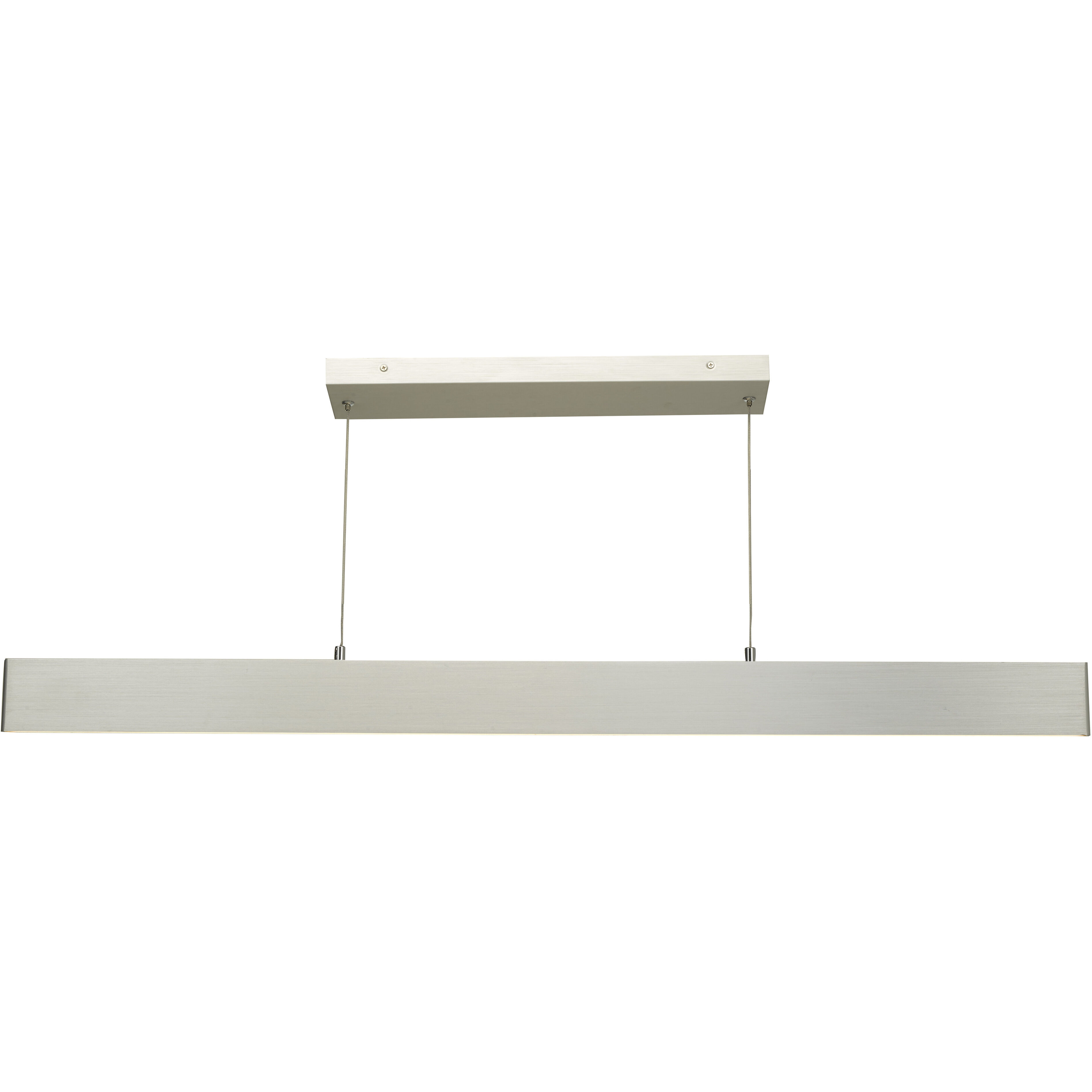 Slim LED 0.6 inch Brushed Aluminum Pendant Ceiling Light