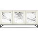 Matthews 71 X 16 inch Faux Marble with White and Black Credenza, Malanove