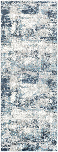 Lavadora 87 X 31 inch Ink Blue Rug in 2.5 x 8, Runner