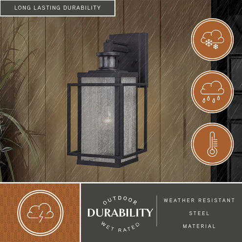 Hyde Park Espresso Bronze Outdoor Motion Sensor, Dualux