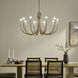 Odensa LED 40.25 inch Champagne Bronze Chandelier Ceiling Light in Brushed Gold and Champagne Bronze
