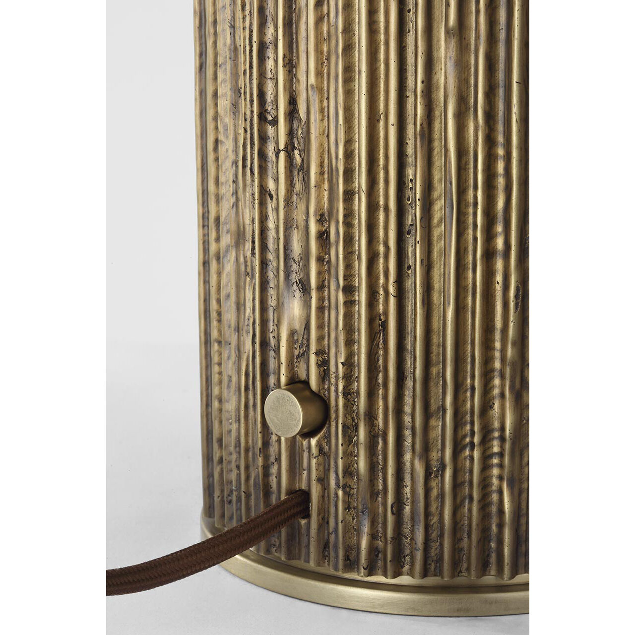 Anne-Marie Barton Fumar 23.5 inch 15.00 watt Ridged Tombac Table Lamp Portable Light