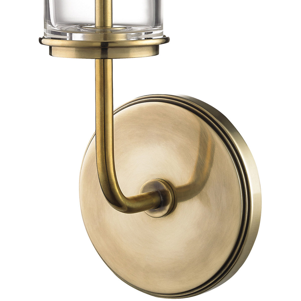 Wentworth 1 Light 5 inch Aged Brass ADA Wall Sconce Wall Light