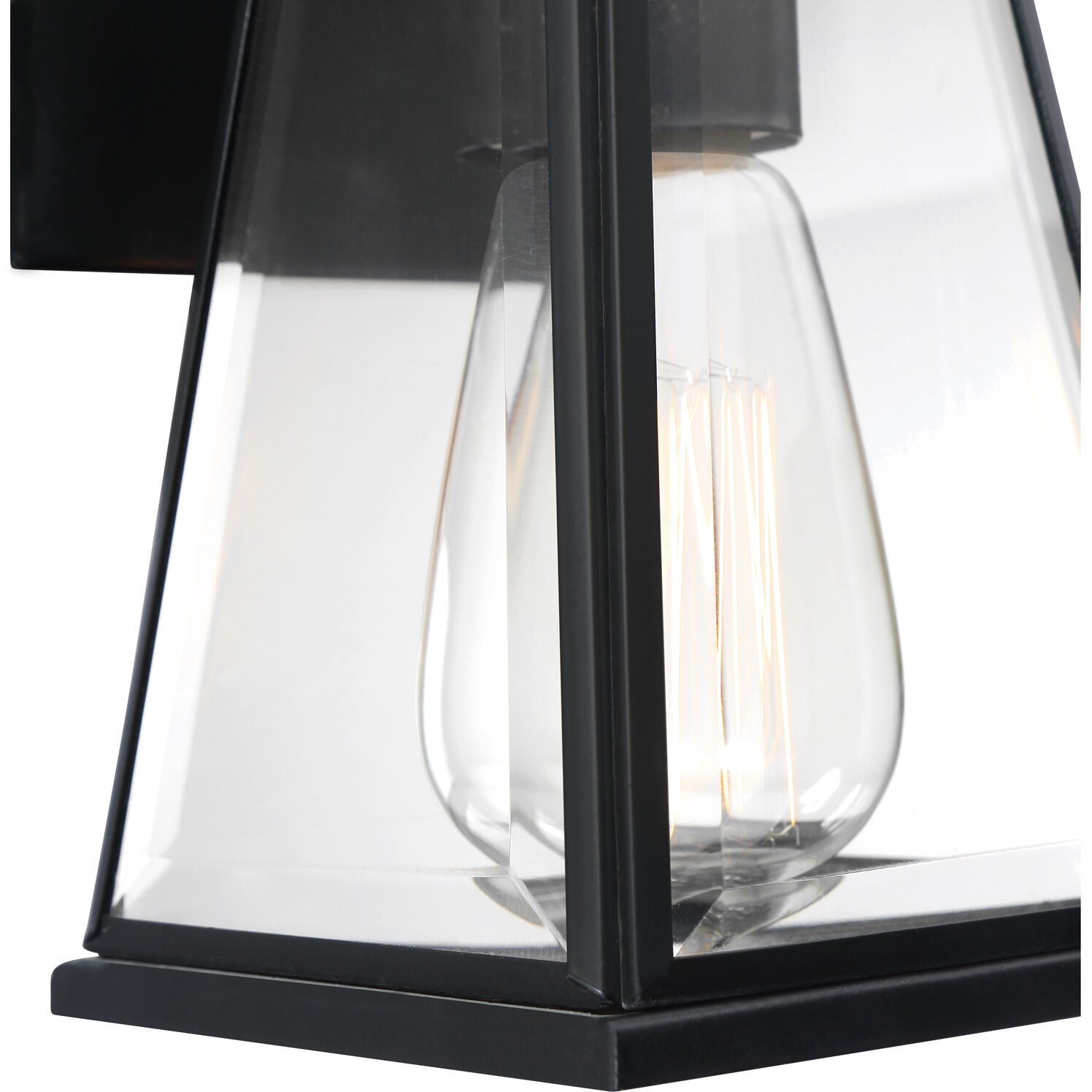 Paxton 1 Light 9 inch Matte Black Outdoor Wall Lantern