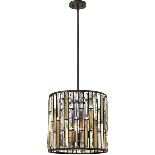 Gemma LED 16 inch Vintage Bronze Foyer Light Ceiling Light, Semi-Flush Mount
