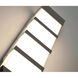 State LED 12 inch Textured Bronze Outdoor Sconce 