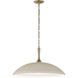 Delarosa 1 Light Greige and Champagne Bronze Pendant Ceiling Light