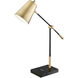 Salma 30 inch 60.00 watt Brass Table Lamp Portable Light