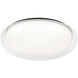 Aurora 1 Light 15.75 inch Matte Black Flush Mount Ceiling Light