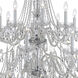 Traditional Crystal 16 Light 37 inch Polished Chrome Chandelier Ceiling Light in Clear Hand Cut