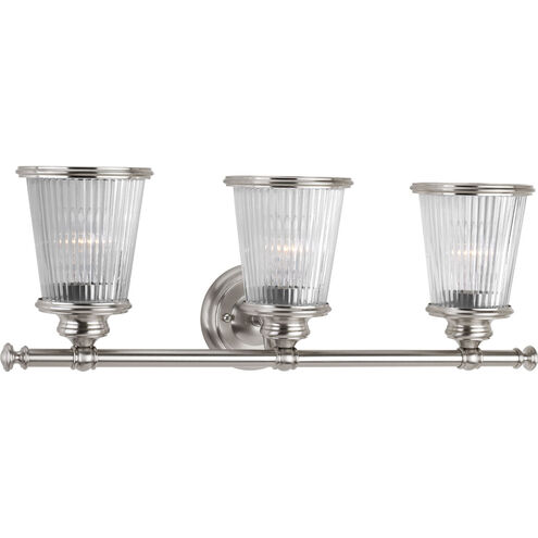 Radiance 3 Light 24 inch Brushed Nickel Bath Vanity Wall Light