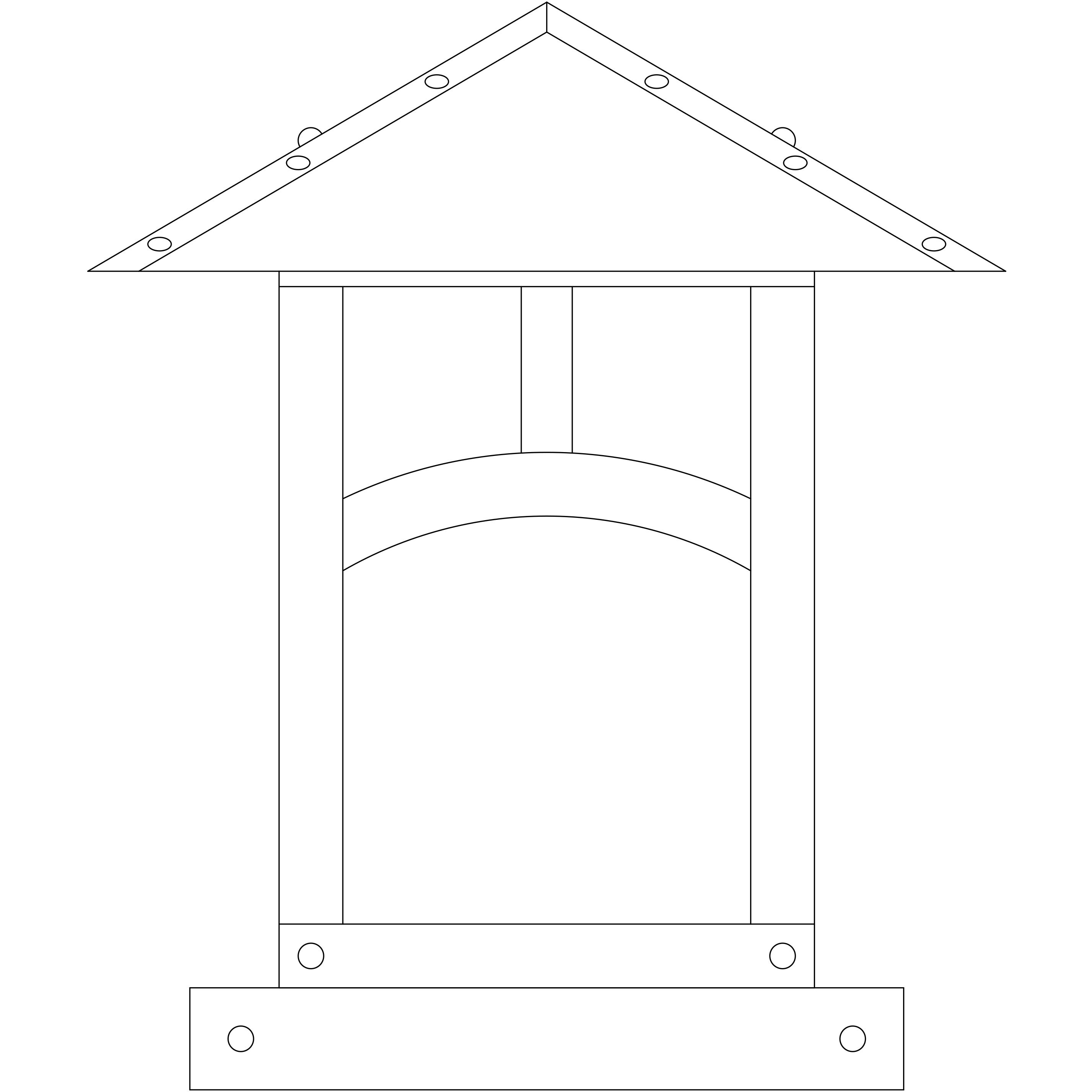 Evergreen 1 Light 10.75 inch Rustic Brown Column Mount in Gold White Iridescent, Classic Arch Overlay