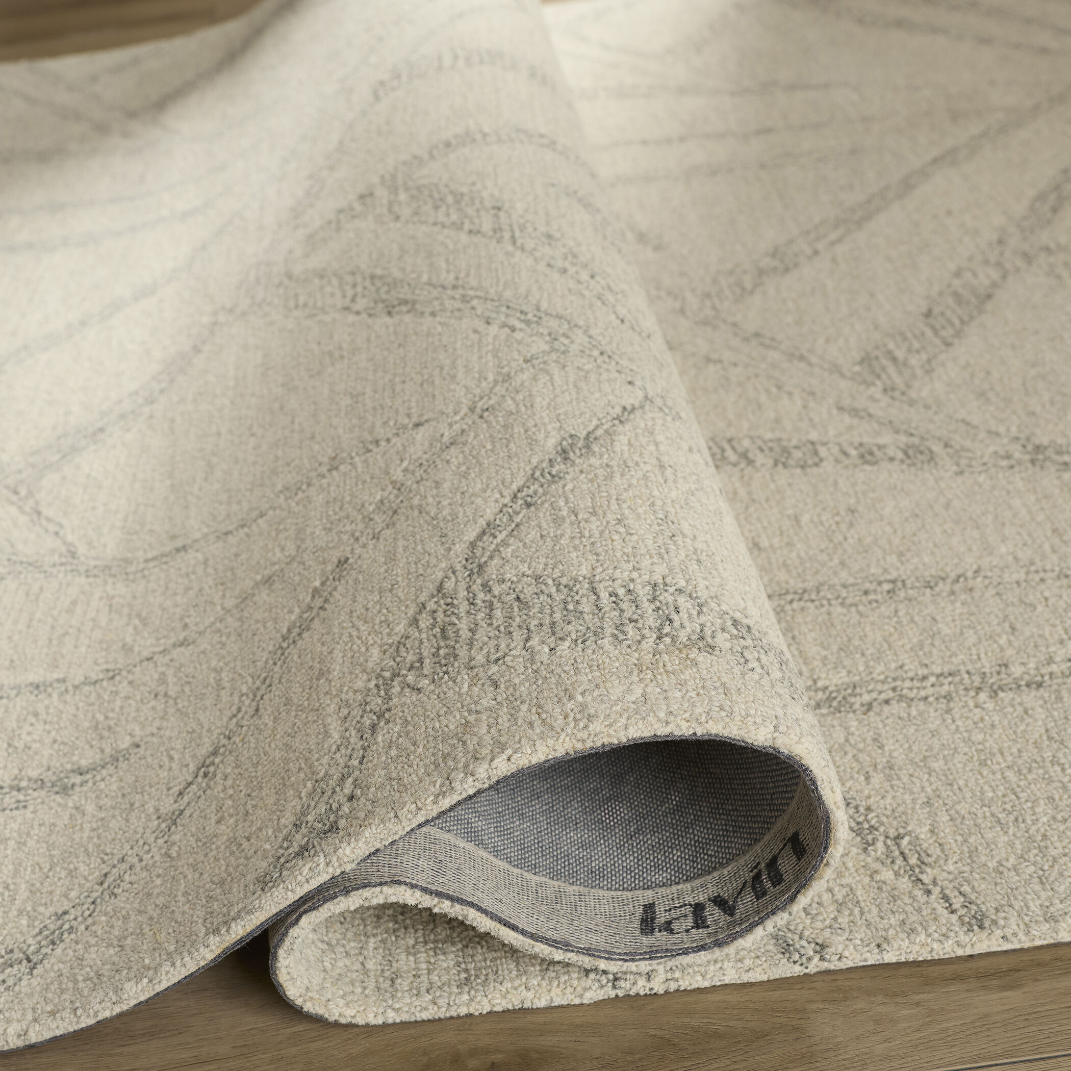 Contempo Gray and Ivory Indoor Rug