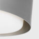 Drew & Jonathan Dartmore 1 Light 10 inch Brushed Nickel Flush Mount Ceiling Light, Small