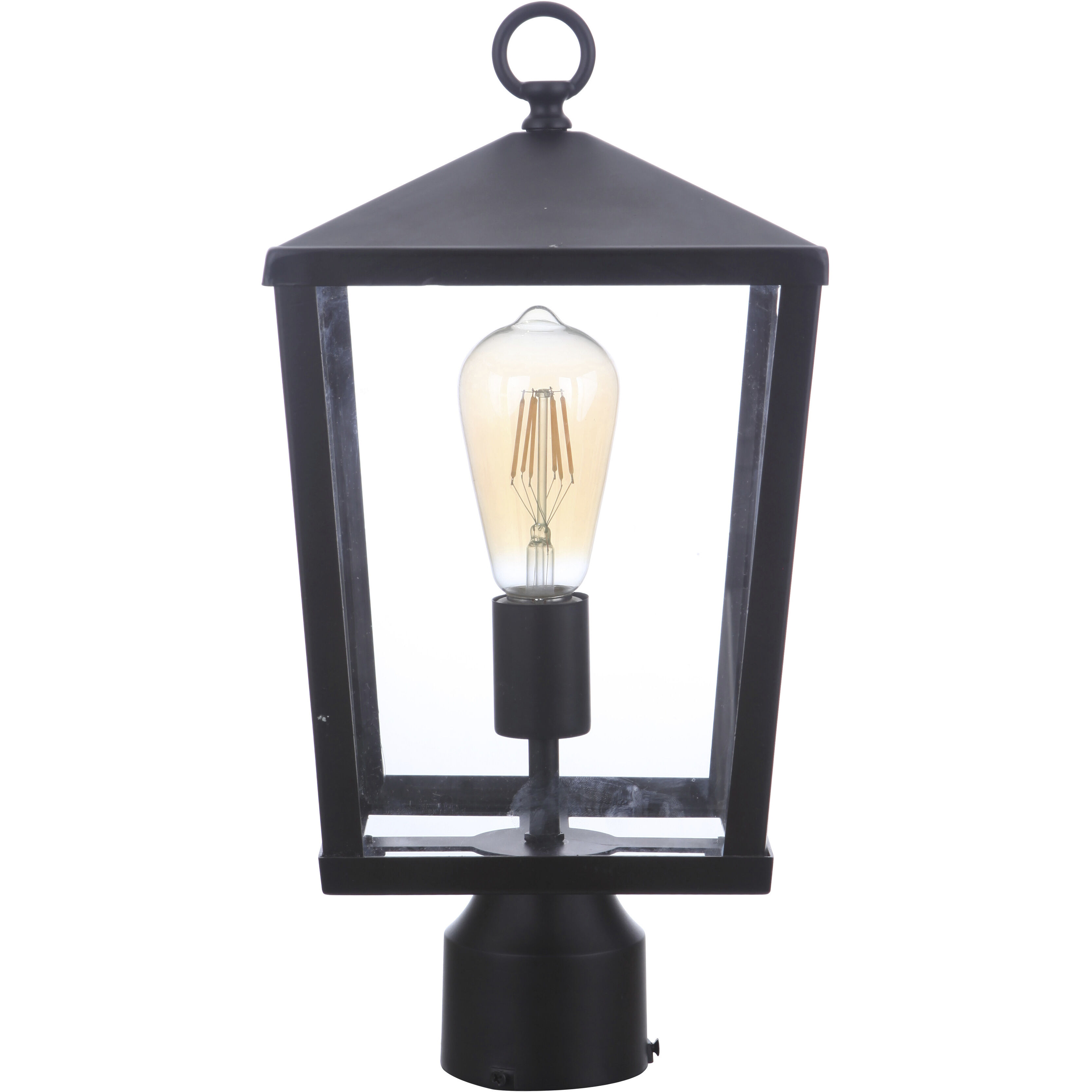 Olsen 1 Light 16 inch Midnight Outdoor Post Light