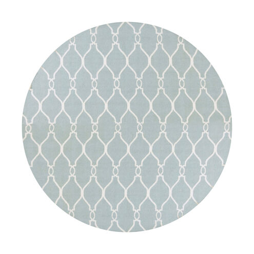Fallon 96 inch Blue and Neutral Area Rug, Wool