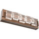 Tessera LED 18.5 inch Burnished Bronze Vanity Light Wall Light in 2700K LED, Tetro Cast, Small