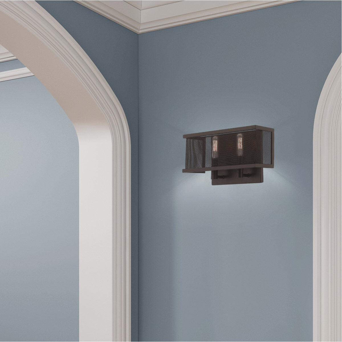 Braddock 2 Light 13 inch Bronze ADA ADA Wall Sconce Wall Light