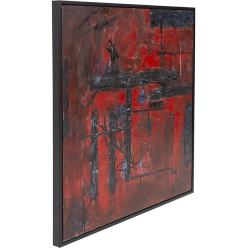 Tribal Story 41.5 X 41.5 inch Hand Painted Original Art