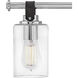 Halstead 3 Light 24 inch Chrome Vanity Light Wall Light