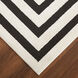 Optika 158 X 118 inch Black/White Rug in 10 x 13