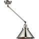 Briarcliff 21 inch 60.00 watt Polished Nickel Swing Arm Wall Light, Franklin Restoration