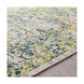 Karmen 35 X 24 inch Grass Green/Bright Blue/Saffron/Lavender Rugs, Rectangle