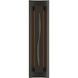Gallery 3 Light 7.1 inch Oil Rubbed Bronze ADA Sconce Wall Light in Amber