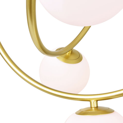 Celeste LED 28 inch Medallion Gold Down Chandelier Ceiling Light