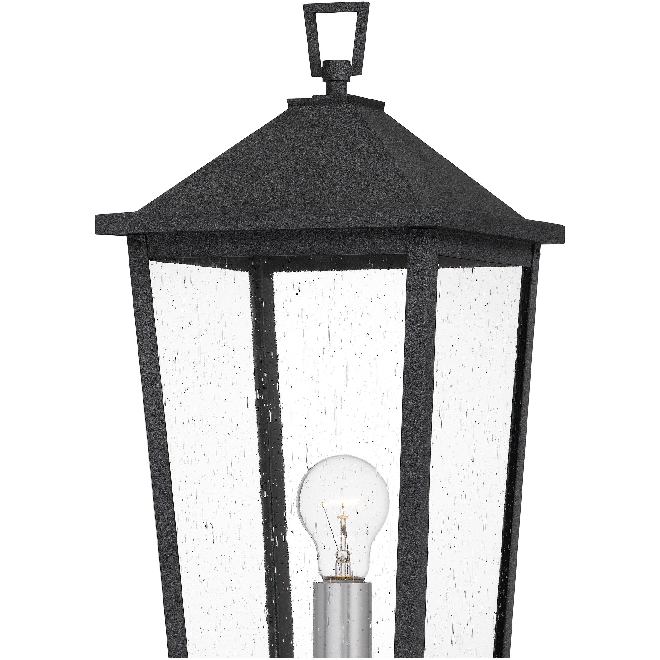 Stoneleigh 1 Light 22 inch Mottled Black Outdoor Post Lantern