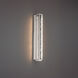 Skate LED 4.5 inch Brushed Nickel Bath Vanity & Wall Light in 4000K, dweLED