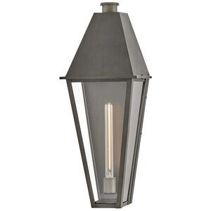 Heritage Endsley 1 Light 26 inch Blackened Brass Outdoor Wall Mount