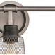 Glencoe 3 Light 23 inch Weathered Zinc with Oil Rubbed Bronze Vanity Light Wall Light