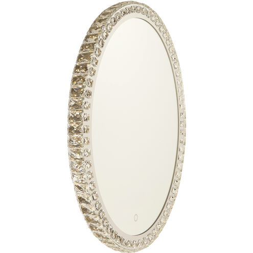 Reflections 29.5 X 23.5 inch Crystal LED Mirror, with LED Light