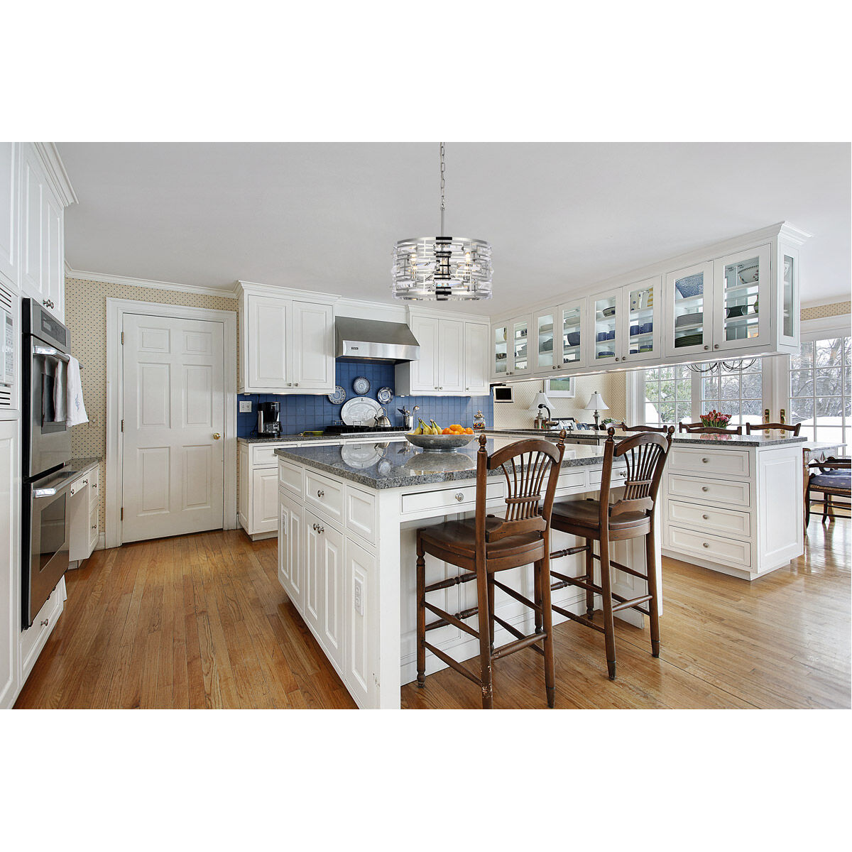 Kennedy 3 Light 17 inch Chrome Pendant Ceiling Light