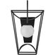 Rochefort 1 Light 23.5 inch Black Indoor/Outdoor Wall Sconce, Small