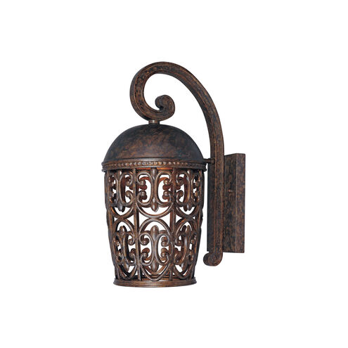 Amherst 1 Light 18 inch Burnt Umber Outdoor Wall Lantern