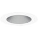 Pearl Haze Reflector / Bright White Flange LED Round Retrofit Reflector in Comfort Dim (3000K-2000K), Haze / Bright White, 4" Retrofit