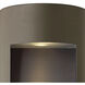 Luna LED 24 inch Bronze Outdoor Wall Mount Lantern, Large