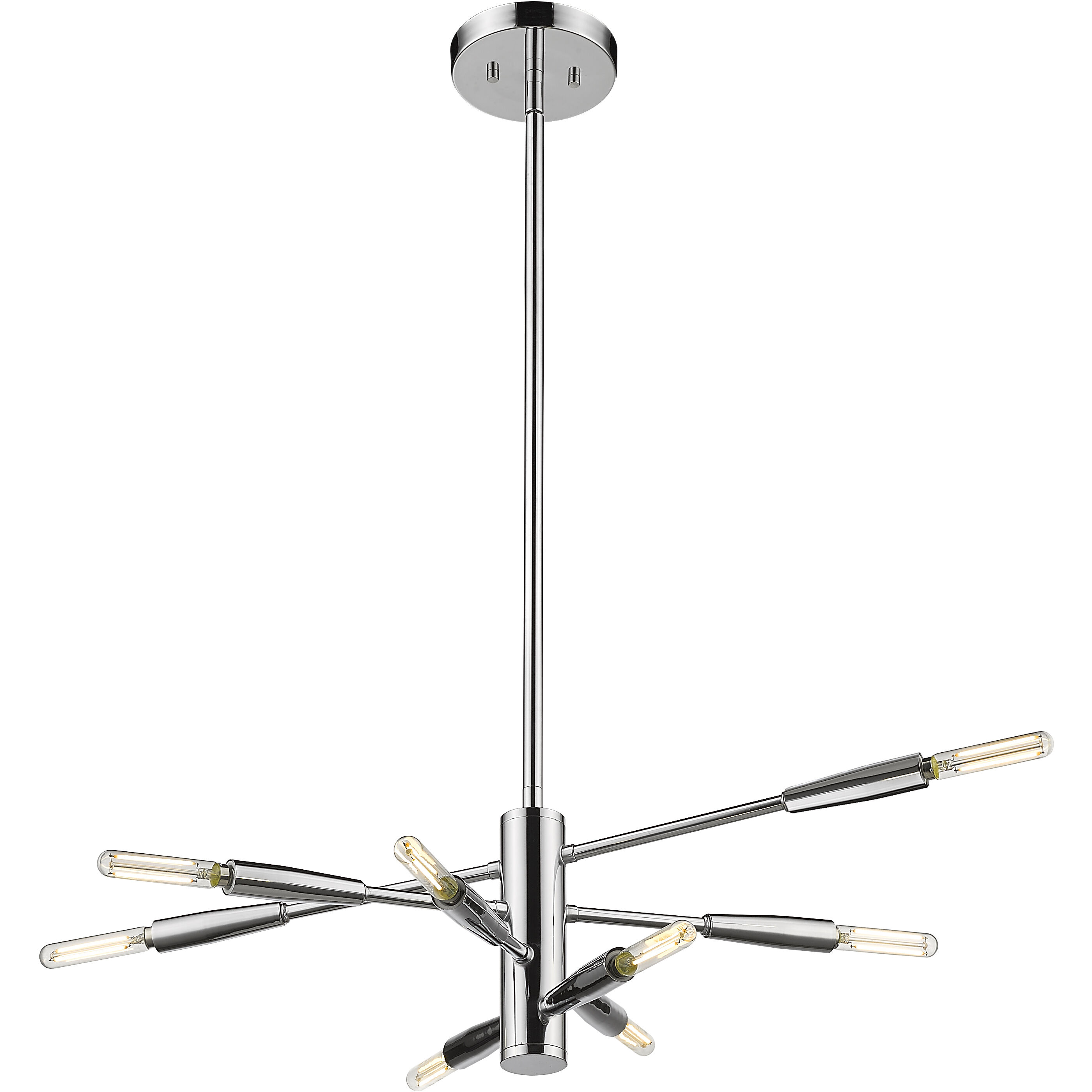 Ascension 8 Light 16 inch Chrome Chandelier Ceiling Light