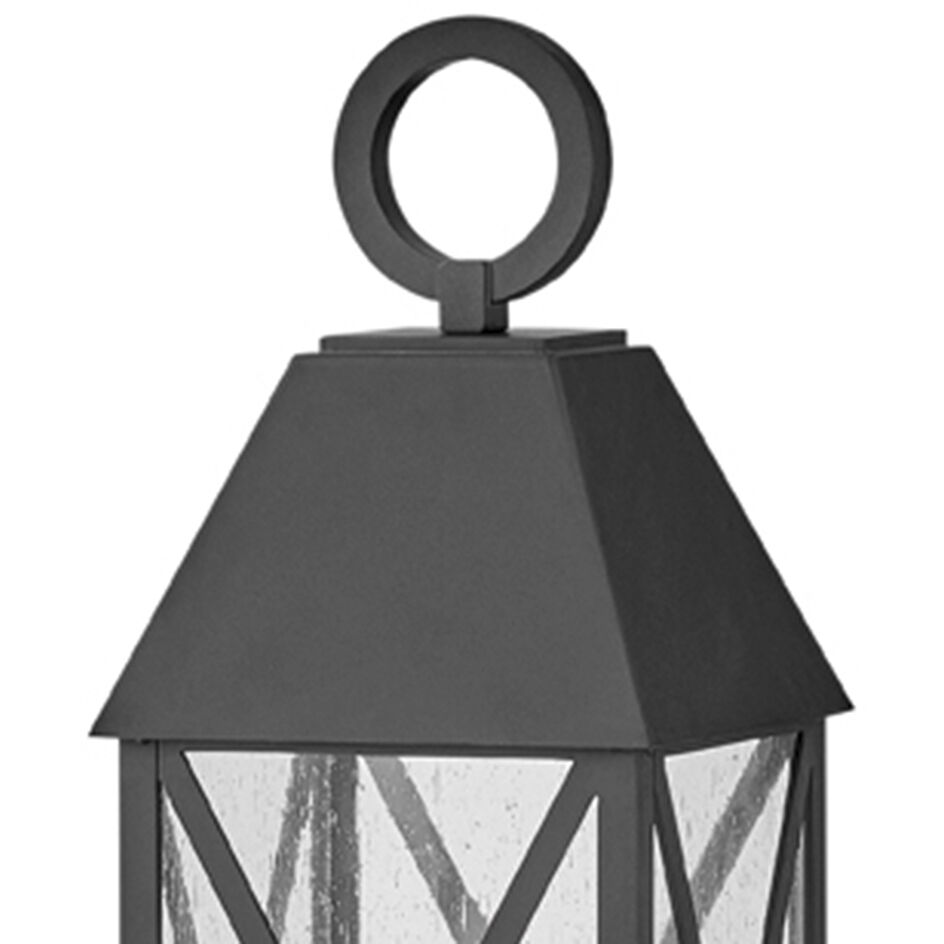 Briar 1 Light 25 inch Museum Black Outdoor Post Mount Lantern