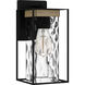 Longwood 1 Light 12 inch Matte Black Outdoor Wall Lantern