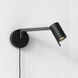 Ascoli 11.26 inch Matte Black Interior Reading Light Wall Light