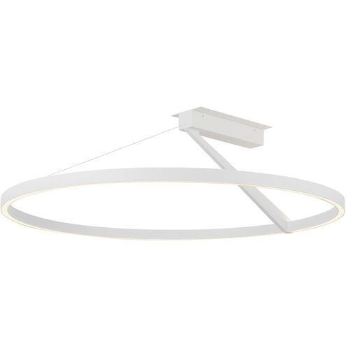 Roda LED 31.5 inch White Semi-Flush Mount Ceiling Light