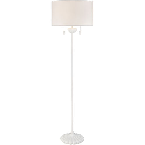 Liliaceae 63 inch 60.00 watt Matte White Floor Lamp Portable Light