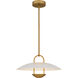 Bingham LED 18 inch Brushed Gold Pendant Ceiling Light, Large
