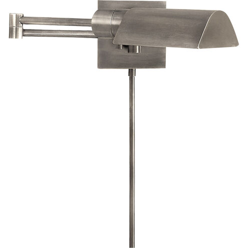 Studio 25 inch 60.00 watt Antique Nickel Swing Arm Wall Light