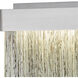 Edgmont LED 8 inch Silver with Polished Chrome ADA Sconce Wall Light
